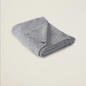 Barefoot Dreams Waffle Throw Blanket in Pacific Blue